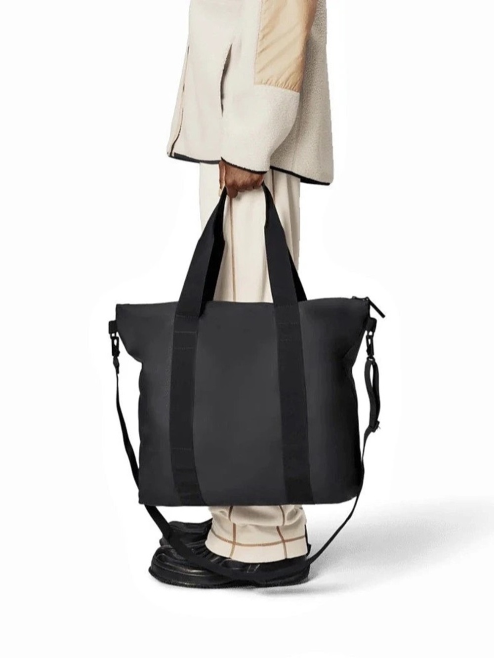 Rains Tote Bag Large Black